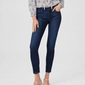 PAIGE Verdugo Crop Dark Blue Jeans size 31 or 12